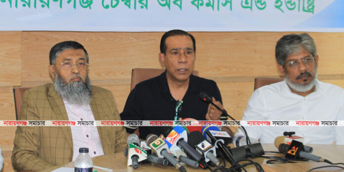 চাঁদাবাজদের না.গঞ্জ শহর থেকে বের করে দিবো - মাসুদুজ্জামান