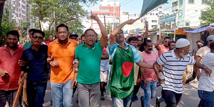 নারায়ণগঞ্জে বিএনপির বিজয় মিছিল নারায়ণগঞ্জে বিএনপির বিজয় মিছিল