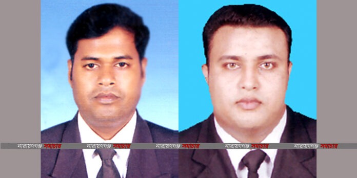 নারায়ণগঞ্জ আইনজীবী সমিতি নির্বাচনে ল ইয়ার্স কাউন্সিলের প্যানেল গঠনের পর মোনাজাত করছেন নেতারা।