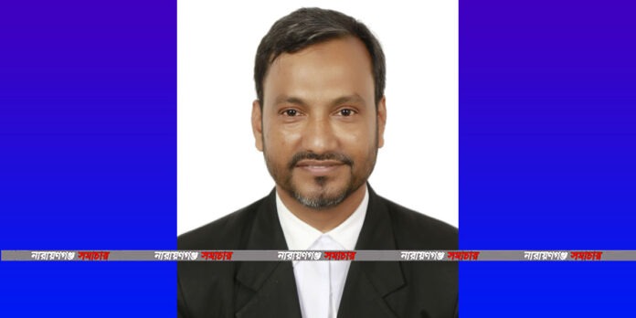 নারায়ণগঞ্জ জেলা আইনজীবী সমিতির নবনির্বাচিত সাধারণ সম্পাদক অ্যাডভোকেট আনোয়ার প্রধান।