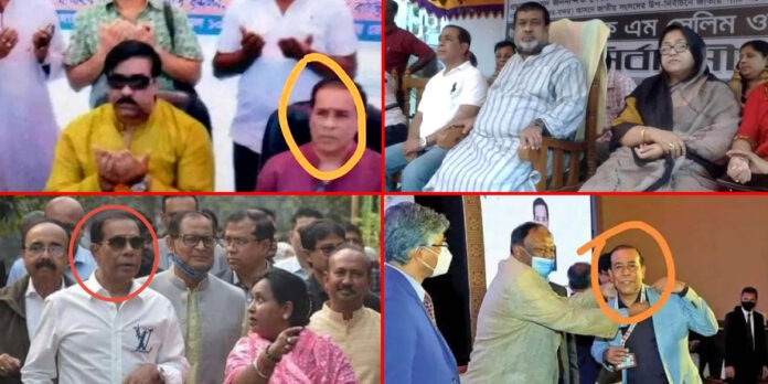 নারায়ণগঞ্জ-৫ আসনের বিএনপি প্রার্থী মাসুদুজ্জামান এবং তৃণমূল নেতাকর্মীদের ক্ষোভের প্রতীকী চিত্র