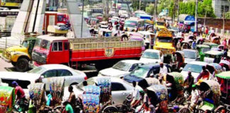 জ্যামের নগরী নারায়ণগঞ্জ॥ প্রশাসন কি তবে অসহায়?