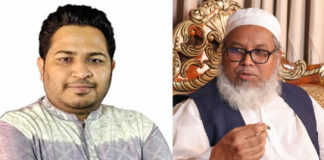 এমপি আল আমিন ও পরাজীত কাসেমীর কথার লড়াই আব্দুল্লাহ আল আমিন এবং মুফতি মনির হোসাইন কাসেমী ফতুল্লা