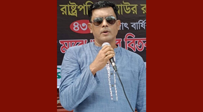 নারায়ণগঞ্জ বিএনপি নেতা মাসুকুল ইসলাম রাজীব।