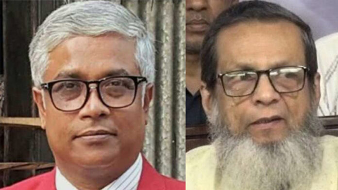 mp-abul-kalam-nasic-administrator-sakhawat-coordination নারায়ণগঞ্জ এমপি আবুল কালাম ও প্রশাসক সাখাওয়াত হোসেন।