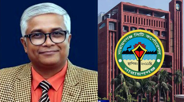 নারায়ণগঞ্জ সিটি কর্পোরেশনের প্রশাসক অ্যাডভোকেট সাখাওয়াত হোসেন খান