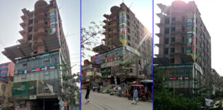 রাজউকের অনুমোদন ছাড়াই রওশনের বিলাসবহুল ১২ তলা ভবন নির্মাণ! রওশন মেম্বারের অনুমোদনহীন ১২ তলা ভবন।