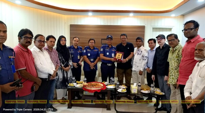 নারায়ণগঞ্জ প্রেসক্লাবে সাংবাদিকদের সাথে পুলিশ সুপারের মতবিনিময়