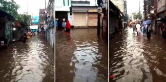 ফতুল্লায় অকাল বন্যা: হাঁটু পানিতে বন্দি কয়েক লাখ মানুষ ফতুল্লায় অকাল বন্যা: হাঁটু পানিতে বন্দি কয়েক লাখ মানুষ