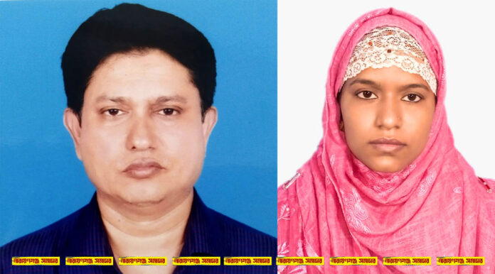 পিংকি আক্তারকে সাংবাদিক নেতা রফিকুল ইসলাম জীবনের অভিনন্দন