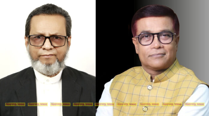 নারায়ণগঞ্জ-৫ আসনের এমপি অ্যাডভোকেট আবুল কালাম ও নারায়ণগঞ্জ সিটি কর্পোরেশনের প্রশাসক অ্যাডভোকেট সাখাওয়াত হোসেন খান