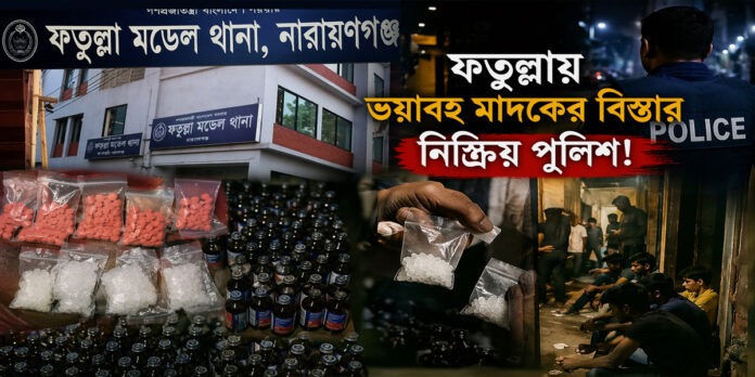 নারায়ণগঞ্জের ফতুল্লায় মাদকের বিস্তার আশঙ্কাজনক।