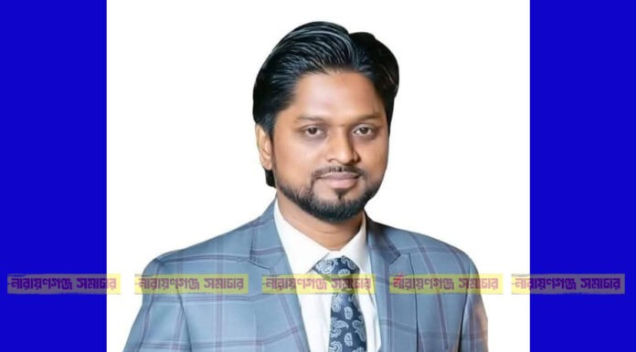 নারায়ণগঞ্জ জেলা যুবদলের সদস্য সচিব মশিউর রহমান রনি।
