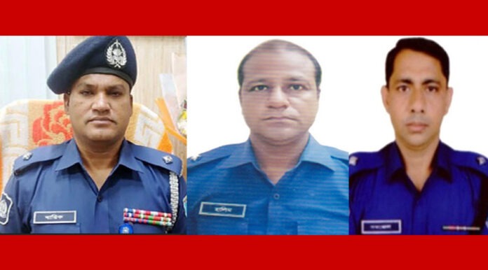 নারায়ণগঞ্জের তিন থানার ওসির বদলি ও ক্লোজ