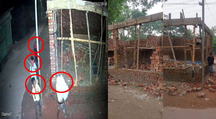 ফতুল্লার বক্তাবলীতে চাঁদাবাজদের হামলায় ধ্বংসপ্রাপ্ত দোকানঘরের দৃশ্য।