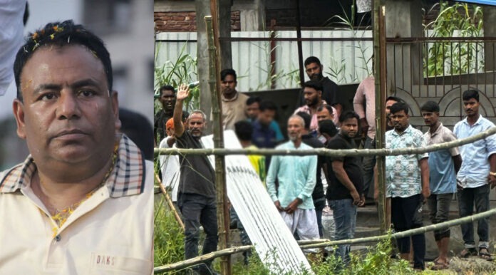 নারায়ণগঞ্জের সাইনবোর্ডে মিতালী মার্কেট সংলগ্ন জমি দখলচেষ্টা
