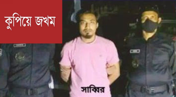 rs-composite-garments-driver-assaulted-by-chasma-sabbir-gang-at-masdair মাসদাইরে আর এস কম্পোজিটের চালককে কুপিয়ে জখম