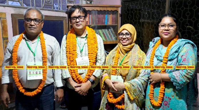 আমলাপাড়া স্কুল নির্বাচনে অভিভাবক ঐক্য পরিষদের প্যানেল জয়ী