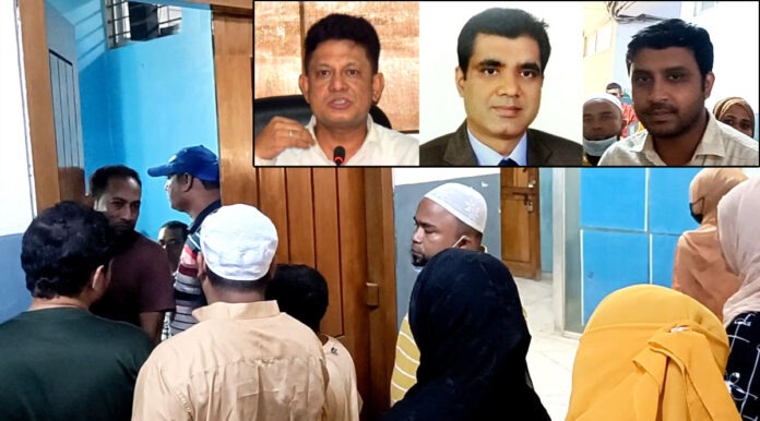 victoria-hospital-patients-protest-doctor-saikat-ronny.jpg নারায়ণগঞ্জ ভিক্টোরিয়া হাসপাতালে রোগীদের তোপের মুখে ডা. সৈকত দাশ রনি