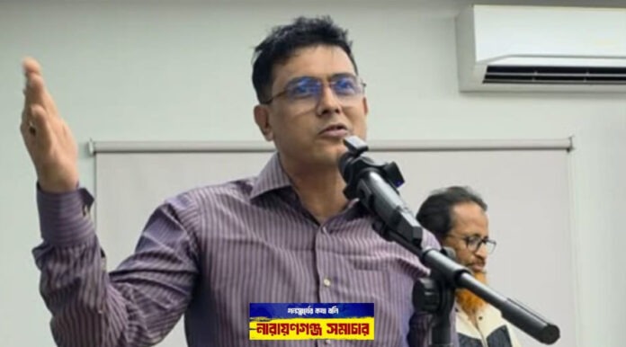 masukul-islam-rajib-narayanganj-development-plan নারায়ণগঞ্জে মতবিনিময় সভায় বক্তব্য দিচ্ছেন উন্নয়ন কর্তৃপক্ষের চেয়ারম্যান মাসুকুল ইসলাম রাজীব