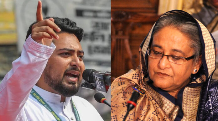 sheikh-hasina-execution-statement-nahid-islam শেখ হাসিনা দেশে ফিরলে সরাসরি ফাঁসির মঞ্চে নেওয়া হবে