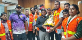 ভিক্টোরিয়া হাসপাতালে নতুন আরএমও ডা. নাজমুল হোসেন বিপুলকে ফুলেল শুভেচ্ছা