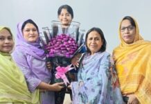 মমতাজ আলো’র সঙ্গে বিভা হাসানের সৌজন্য সাক্ষাৎ